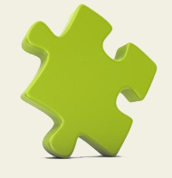 green puzzle piece