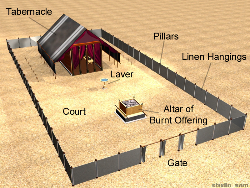 hebrew tabernáculo / santuário no deserto