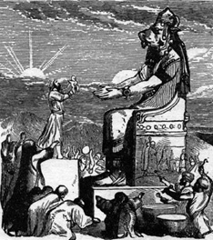 Moloch receiving a child victim