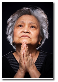 woman praying