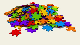 colored puzzle pieces