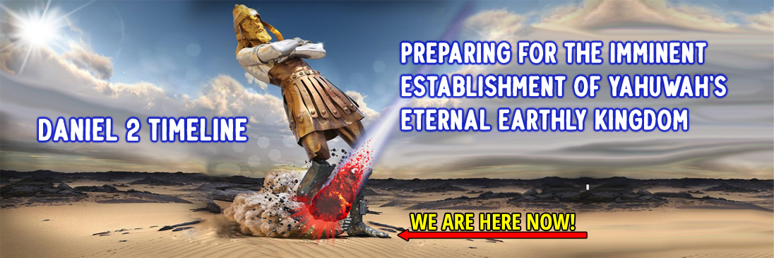 Danial 2 Timeline - Preparing for the imminent establishment of Yahuwah's Eternal Earthly Kingdom
